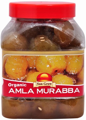 Sun Grow Maa Ke Hath Ka Hand Made Premium Quality (Real Taste of Murabba) Organic Amla Murabba (1 Kg) Amla Murabba(1 kg)