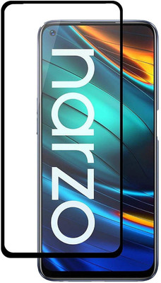 ROYALBASE Edge To Edge Tempered Glass for Realme Narzo 30 Pro(Pack of 1)