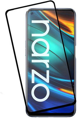 ROYALBASE Edge To Edge Tempered Glass for Realme Narzo 30 Pro(Pack of 1)