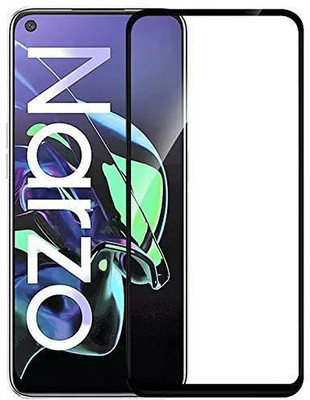 CASEHUNT Edge To Edge Tempered Glass for Realme Narzo 30 Pro(Pack of 1)