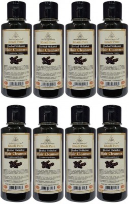 Khadi Pure Shikakai Hair Cleanser - 210ml (Set of 8)(1680 ml)