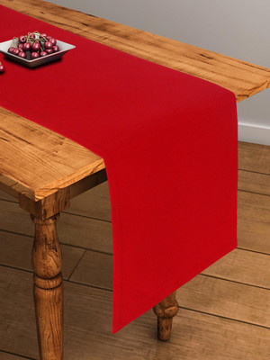 Flipkart SmartBuy Red 152 cm Table Runner(Cotton)
