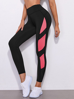 Neu Look Color Block Women Black Tights