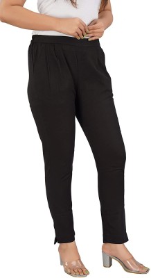 vintage gulley Regular Fit Women Black Trousers