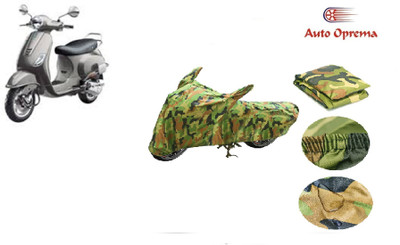 Auto Oprema Waterproof Two Wheeler Cover for Universal For Bike(Vespa SXL, Green)