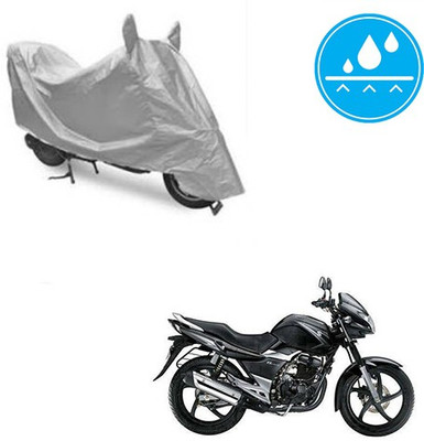 Atulit enterprises Two Wheeler Cover for Suzuki(GS 150R, Silver)