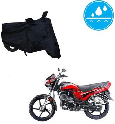 SRENTERPRISES Two Wheeler Cover for Honda(Passion Plus, Black)