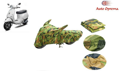 Auto Oprema Waterproof Two Wheeler Cover for Universal For Bike(Vespa LX, Green)