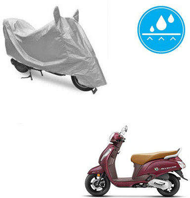 SRENTERPRISES Two Wheeler Cover for Suzuki(Access SE, Silver)