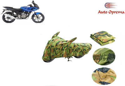Auto Oprema Waterproof Two Wheeler Cover for Universal For Bike(Pulsar 220 DTS-i, Green)