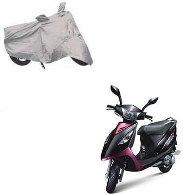 Balaji Traders Waterproof Two Wheeler Cover for TVS(Scooty Streak, Silver)