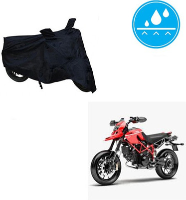 Atulit enterprises Two Wheeler Cover for Ducati(Hypermotard, Black)