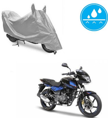 Atulit enterprises Two Wheeler Cover for Bajaj(Pulsar 150 DTS-i, Silver)