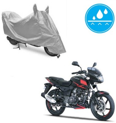 Atulit enterprises Two Wheeler Cover for Bajaj(Pulsar 180 DTS-i, Silver)