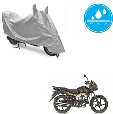 Atulit enterprises Two Wheeler Cover for Mahindra(Centuro, Silver)
