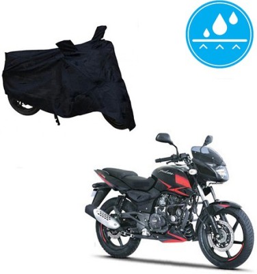 Atulit enterprises Two Wheeler Cover for Bajaj(Pulsar 180 DTS-i, Black)