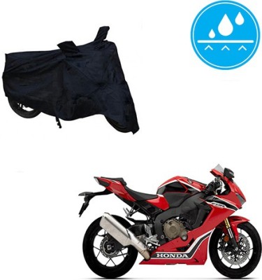 Atulit enterprises Two Wheeler Cover for Honda(CBR 1000RR, Black)