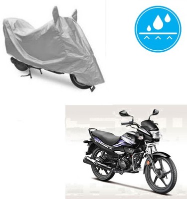 Atulit enterprises Two Wheeler Cover for Hero(Super Splendor, Silver)