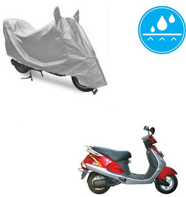 Atulit enterprises Two Wheeler Cover for Kinetic(Nova, Silver)