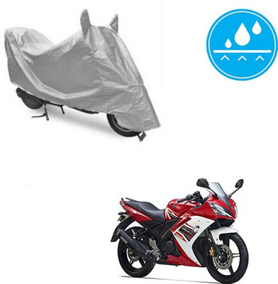 Atulit enterprises Two Wheeler Cover for Yamaha(R15 s, Silver)