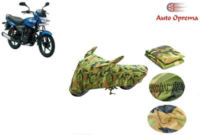 Auto Oprema Waterproof Two Wheeler Cover for Universal For Bike(Platina 100 DTS-i, Green)