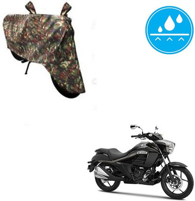 Gavya Two Wheeler Cover for Suzuki(Intruder, Multicolor)