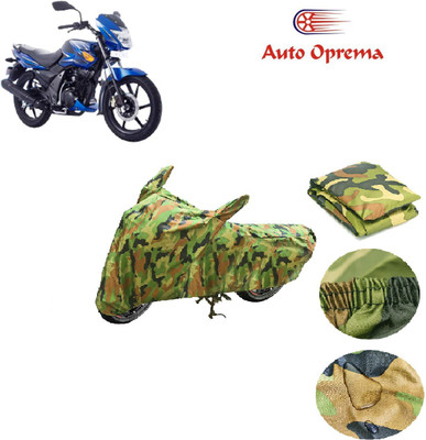 Auto Oprema Waterproof Two Wheeler Cover for Universal For Bike(Flame SR125, Green)