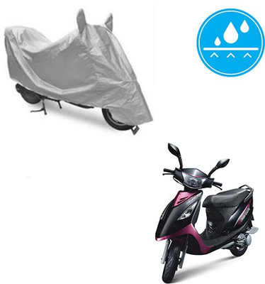 Atulit enterprises Two Wheeler Cover for TVS(Scooty Streak, Silver)