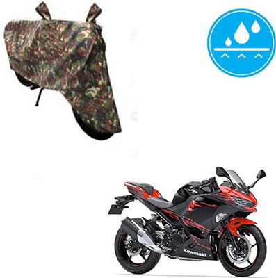Atulit enterprises Two Wheeler Cover for Kawasaki(Ninja 250, Multicolor)
