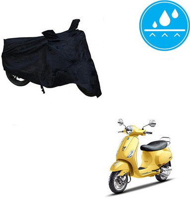 Atulit enterprises Two Wheeler Cover for Piaggio(Vespa SXL, Black)
