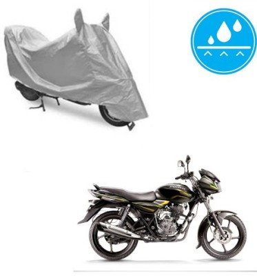 Atulit enterprises Two Wheeler Cover for Bajaj(Discover 100 DTS-i, Silver)