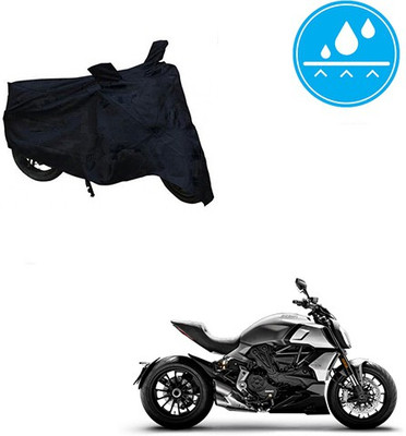 Atulit enterprises Two Wheeler Cover for Ducati(Diavel, Black)