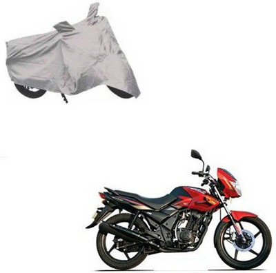 Balaji Traders Waterproof Two Wheeler Cover for TVS(Flame DS 125, Silver)