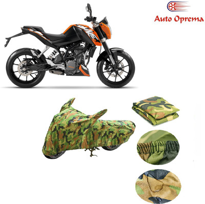 Auto Oprema Waterproof Two Wheeler Cover for Universal For Bike(Duke 200, Green)