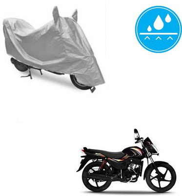 Atulit enterprises Two Wheeler Cover for Mahindra(Pantero, Silver)