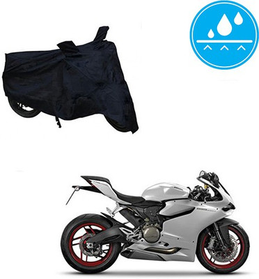 Atulit enterprises Two Wheeler Cover for Ducati(899 Panigale, Black)
