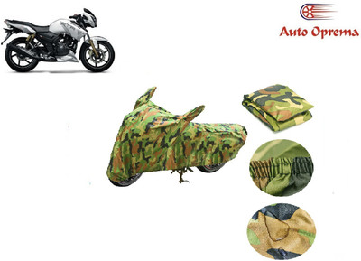 Auto Oprema Waterproof Two Wheeler Cover for Universal For Bike(Apache RTR 160, Green)