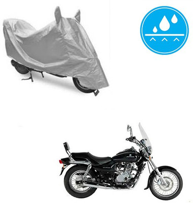 Atulit enterprises Two Wheeler Cover for Bajaj(Avenger 220 DTS-i, Silver)