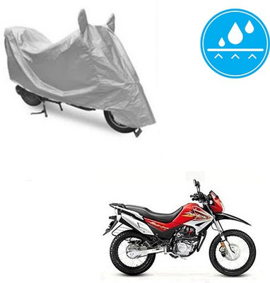 SRENTERPRISES Two Wheeler Cover for Hero(Impulse, Silver)