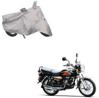 Balaji Traders Waterproof Two Wheeler Cover for TVS(Max 4R, Silver)