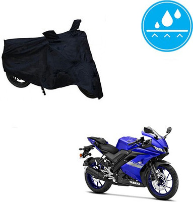 Atulit enterprises Two Wheeler Cover for Yamaha(R15 V3, Black)