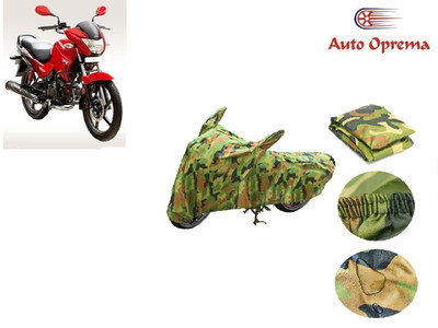 Auto Oprema Waterproof Two Wheeler Cover for Universal For Bike(Glamour FI, Green)