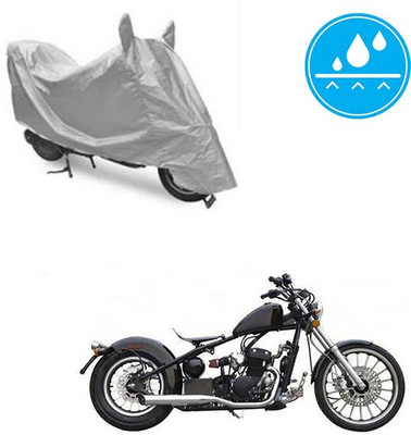 Atulit enterprises Two Wheeler Cover for Harley Davidson(Bobber 350, Silver)