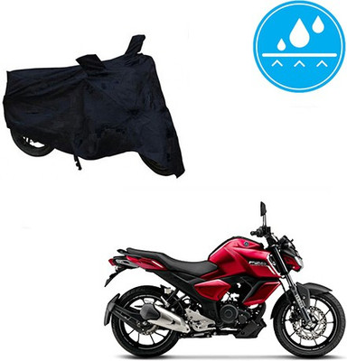 SRENTERPRISES Two Wheeler Cover for Yamaha(FZ-S, Black)