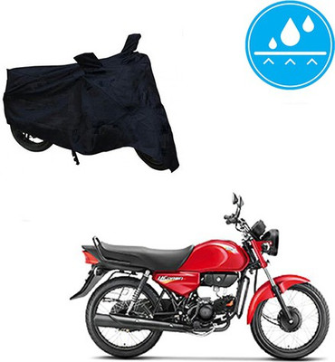 Atulit enterprises Two Wheeler Cover for Hero(CD Dawn, Black)