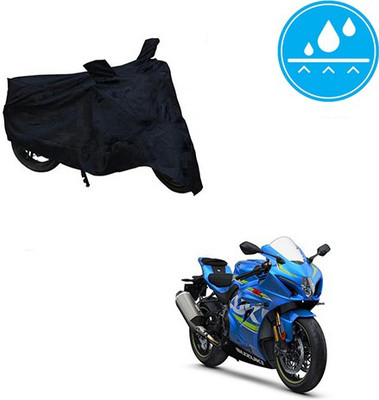 Atulit enterprises Two Wheeler Cover for Suzuki(GSX, Black)