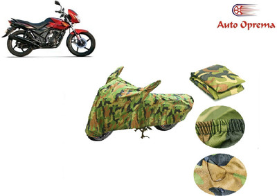 Auto Oprema Waterproof Two Wheeler Cover for Universal For Bike(Flame DS 125, Green)