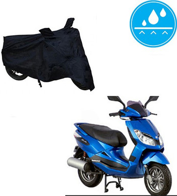 SRENTERPRISES Two Wheeler Cover for Bajaj(Sunny, Black)