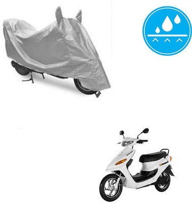 Atulit enterprises Two Wheeler Cover for Indus(Yo Electron, Silver)