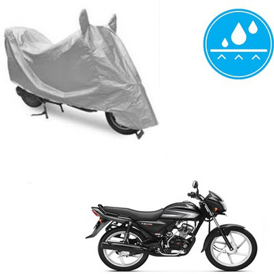 Atulit enterprises Two Wheeler Cover for Honda(CD, Silver)